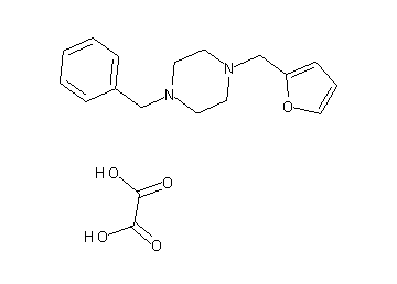 1-benzyl-4-(2-furylmethyl)piperazine oxalate