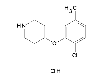 4-(2-chloro-5-methylphenoxy)piperidine hydrochloride