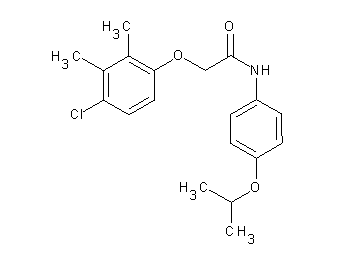 2-(4-chloro-2,3-dimethylphenoxy)-N-(4-isopropoxyphenyl)acetamide