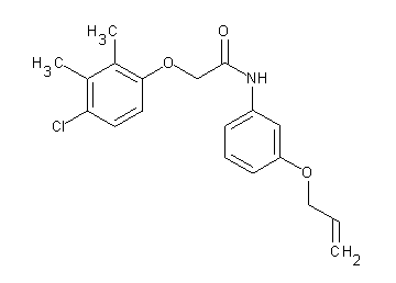 N-[3-(allyloxy)phenyl]-2-(4-chloro-2,3-dimethylphenoxy)acetamide
