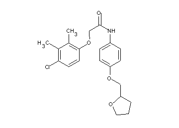2-(4-chloro-2,3-dimethylphenoxy)-N-[4-(tetrahydro-2-furanylmethoxy)phenyl]acetamide