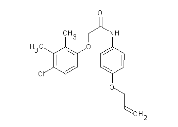N-[4-(allyloxy)phenyl]-2-(4-chloro-2,3-dimethylphenoxy)acetamide