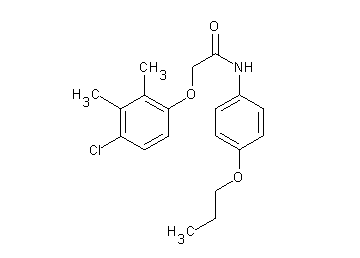 2-(4-chloro-2,3-dimethylphenoxy)-N-(4-propoxyphenyl)acetamide
