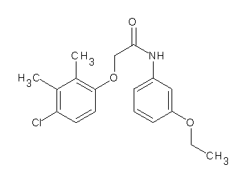 2-(4-chloro-2,3-dimethylphenoxy)-N-(3-ethoxyphenyl)acetamide - Click Image to Close