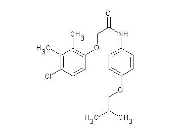 2-(4-chloro-2,3-dimethylphenoxy)-N-(4-isobutoxyphenyl)acetamide