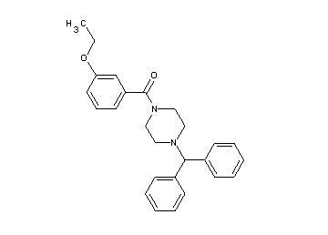 1-(diphenylmethyl)-4-(3-ethoxybenzoyl)piperazine