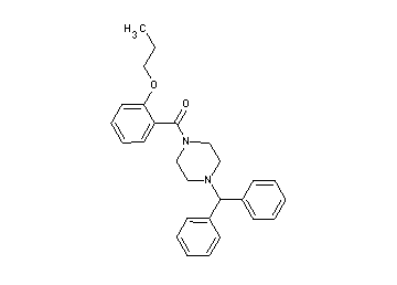 1-(diphenylmethyl)-4-(2-propoxybenzoyl)piperazine