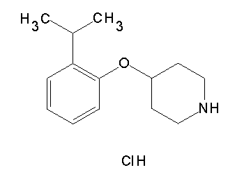 4-(2-isopropylphenoxy)piperidine hydrochloride
