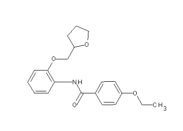 4-ethoxy-N-[2-(tetrahydro-2-furanylmethoxy)phenyl]benzamide