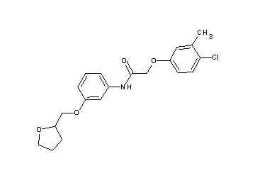 2-(4-chloro-3-methylphenoxy)-N-[3-(tetrahydro-2-furanylmethoxy)phenyl]acetamide