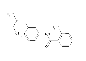 N-(3-sec-butoxyphenyl)-2-methylbenzamide