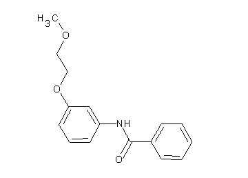 N-[3-(2-methoxyethoxy)phenyl]benzamide