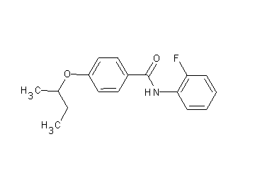4-sec-butoxy-N-(2-fluorophenyl)benzamide