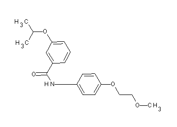 3-isopropoxy-N-[4-(2-methoxyethoxy)phenyl]benzamide