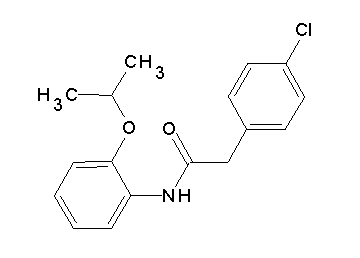 2-(4-chlorophenyl)-N-(2-isopropoxyphenyl)acetamide
