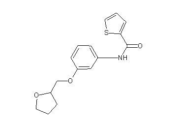 N-[3-(tetrahydro-2-furanylmethoxy)phenyl]-2-thiophenecarboxamide
