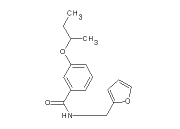 3-sec-butoxy-N-(2-furylmethyl)benzamide