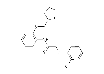 2-(2-chlorophenoxy)-N-[2-(tetrahydro-2-furanylmethoxy)phenyl]acetamide
