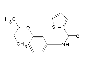 N-(3-sec-butoxyphenyl)-2-thiophenecarboxamide