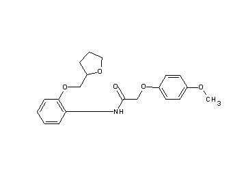 2-(4-methoxyphenoxy)-N-[2-(tetrahydro-2-furanylmethoxy)phenyl]acetamide