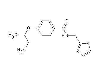 4-sec-butoxy-N-(2-thienylmethyl)benzamide