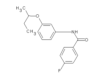 N-(3-sec-butoxyphenyl)-4-fluorobenzamide