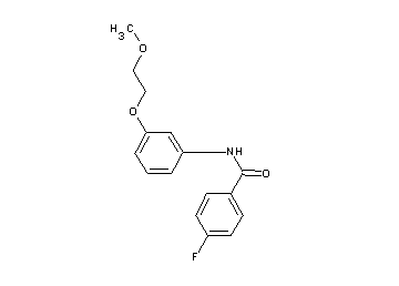 4-fluoro-N-[3-(2-methoxyethoxy)phenyl]benzamide - Click Image to Close
