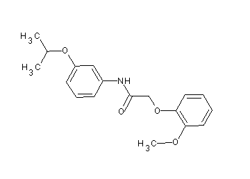 N-(3-isopropoxyphenyl)-2-(2-methoxyphenoxy)acetamide