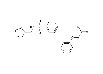 2-phenoxy-N-(4-{[(tetrahydro-2-furanylmethyl)amino]sulfonyl}phenyl)acetamide