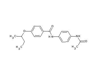 N-[4-(acetylamino)phenyl]-4-sec-butoxybenzamide
