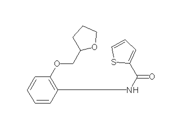 N-[2-(tetrahydro-2-furanylmethoxy)phenyl]-2-thiophenecarboxamide