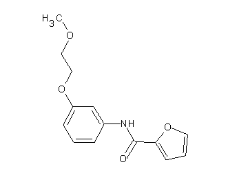 N-[3-(2-methoxyethoxy)phenyl]-2-furamide