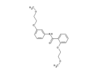 2-(2-methoxyethoxy)-N-[3-(2-methoxyethoxy)phenyl]benzamide