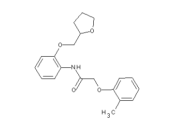 2-(2-methylphenoxy)-N-[2-(tetrahydro-2-furanylmethoxy)phenyl]acetamide