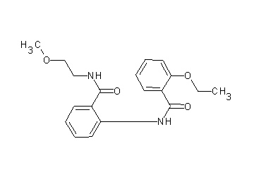 2-ethoxy-N-(2-{[(2-methoxyethyl)amino]carbonyl}phenyl)benzamide