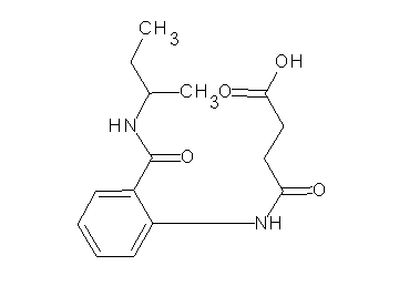 4-({2-[(sec-butylamino)carbonyl]phenyl}amino)-4-oxobutanoic acid