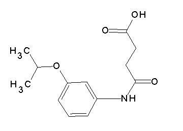 4-[(3-isopropoxyphenyl)amino]-4-oxobutanoic acid - Click Image to Close