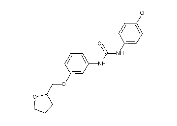 N-(4-chlorophenyl)-N'-[3-(tetrahydro-2-furanylmethoxy)phenyl]urea