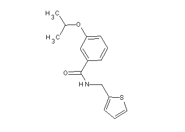 3-isopropoxy-N-(2-thienylmethyl)benzamide