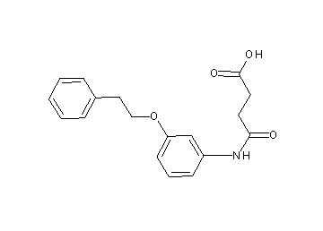 4-oxo-4-{[3-(2-phenylethoxy)phenyl]amino}butanoic acid