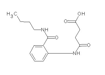 4-({2-[(butylamino)carbonyl]phenyl}amino)-4-oxobutanoic acid