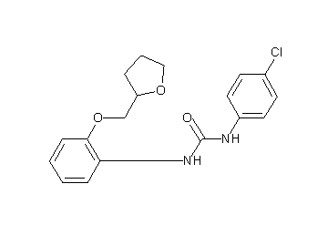 N-(4-chlorophenyl)-N'-[2-(tetrahydro-2-furanylmethoxy)phenyl]urea
