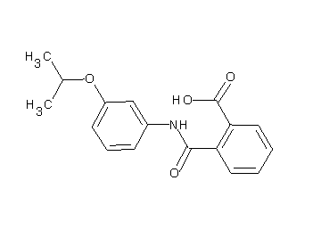 2-{[(3-isopropoxyphenyl)amino]carbonyl}benzoic acid