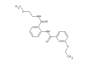 2-[(3-ethoxybenzoyl)amino]-N-(2-methoxyethyl)benzamide