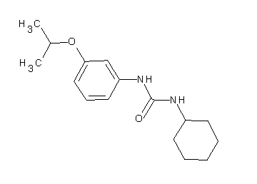 N-cyclohexyl-N'-(3-isopropoxyphenyl)urea
