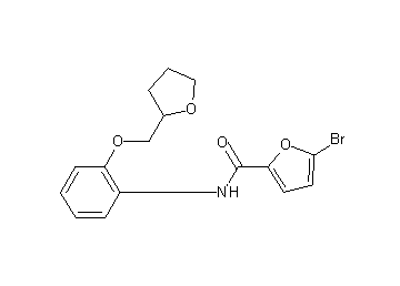 5-bromo-N-[2-(tetrahydro-2-furanylmethoxy)phenyl]-2-furamide