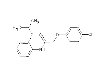 2-(4-chlorophenoxy)-N-(2-isopropoxyphenyl)acetamide