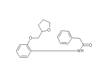 2-phenyl-N-[2-(tetrahydro-2-furanylmethoxy)phenyl]acetamide