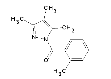 3,4,5-trimethyl-1-(2-methylbenzoyl)-1H-pyrazole
