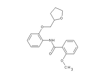2-methoxy-N-[2-(tetrahydro-2-furanylmethoxy)phenyl]benzamide